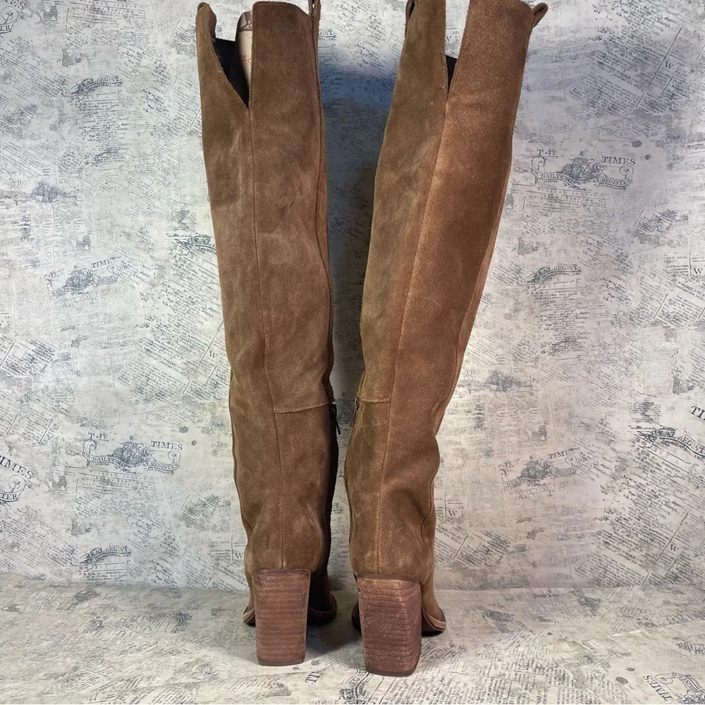 Gianni Bini Bhanks Suede Over the Knee Tall Boots Women’s Designer Boots
